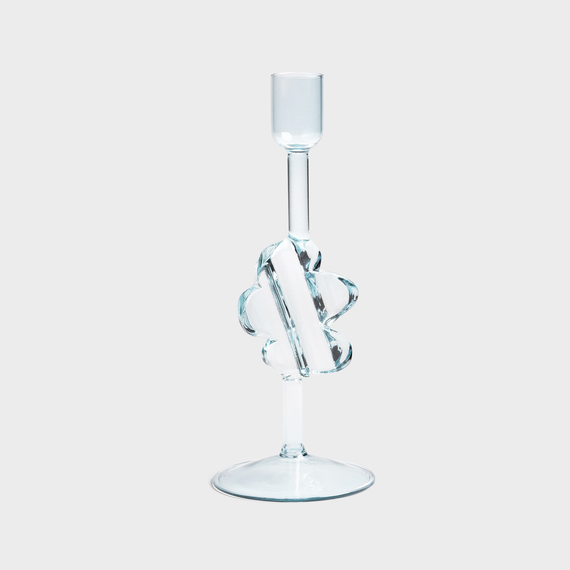 Ljusstake - Puddle Blå