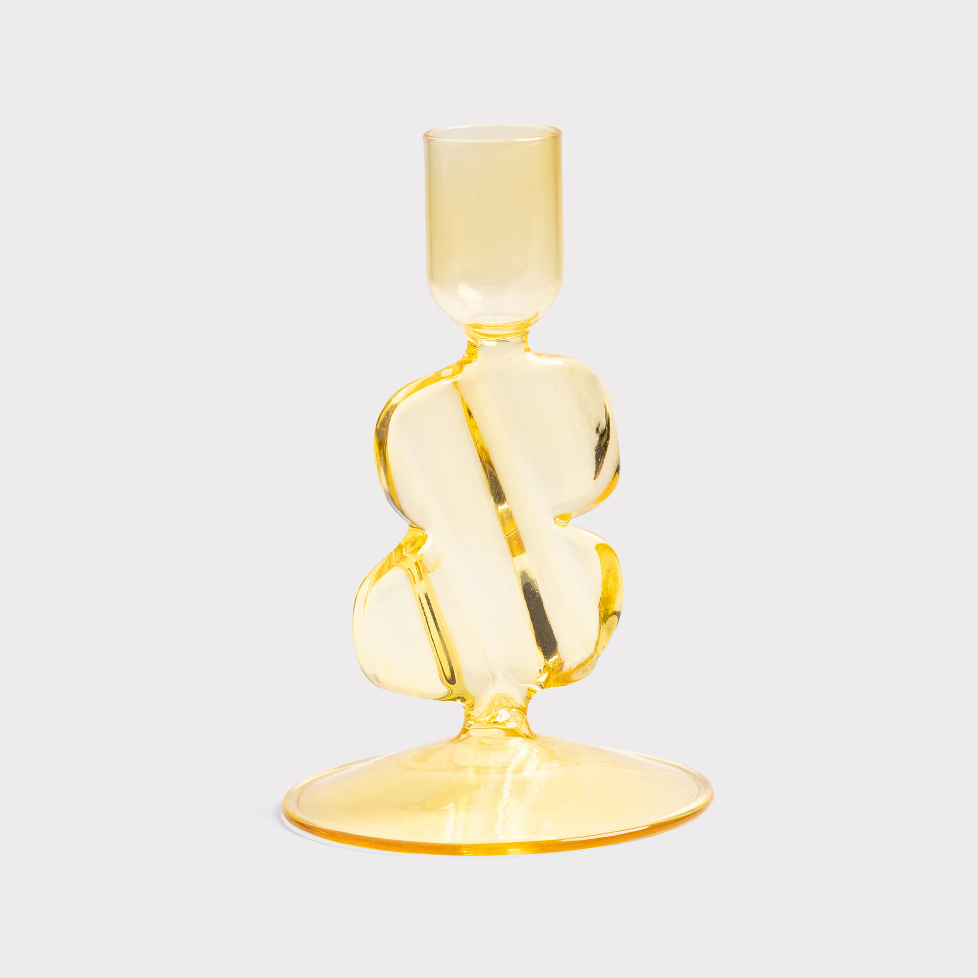 Ljusstake - Puddle Gul