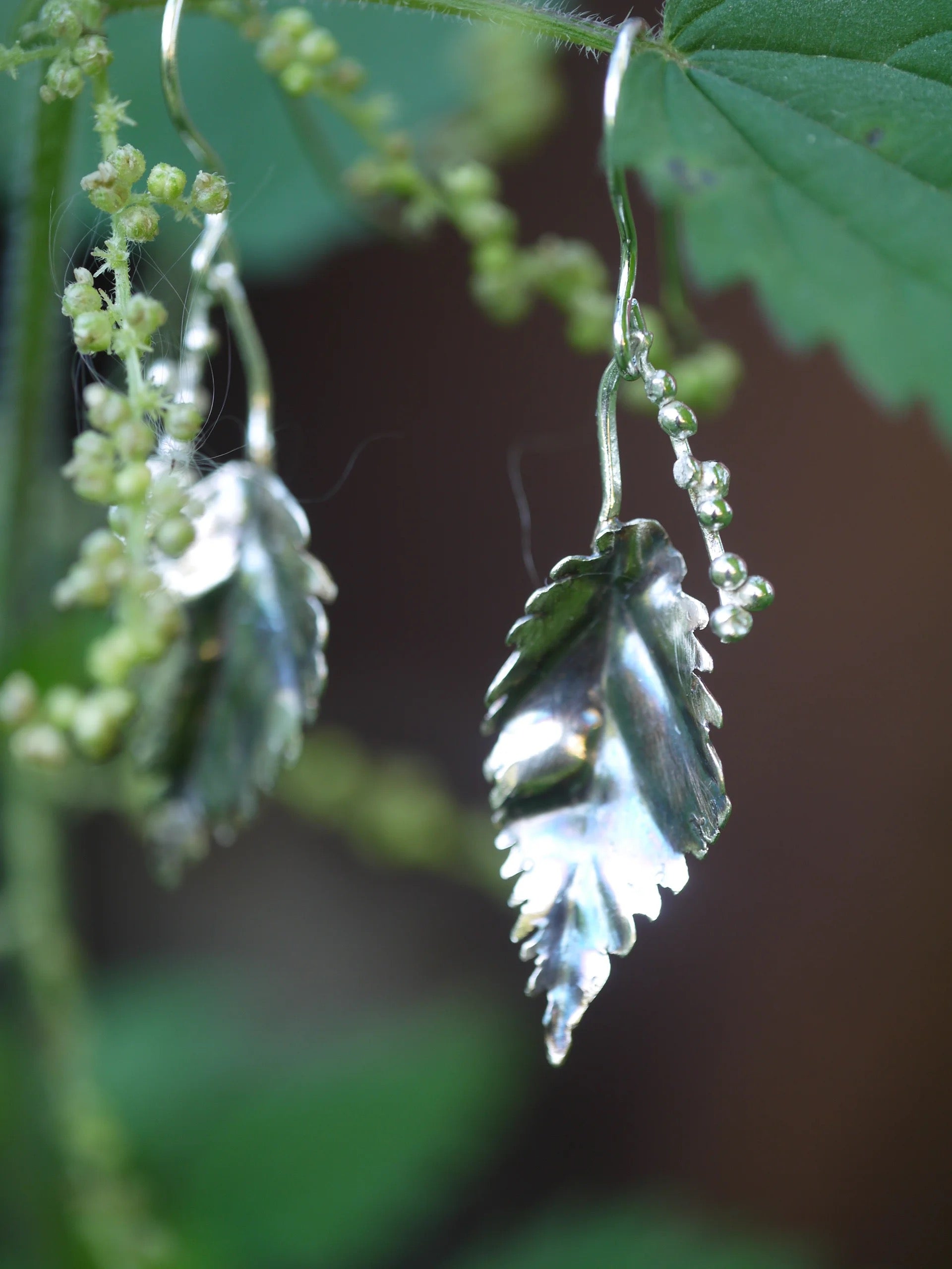 Örhängen - Brännässlor