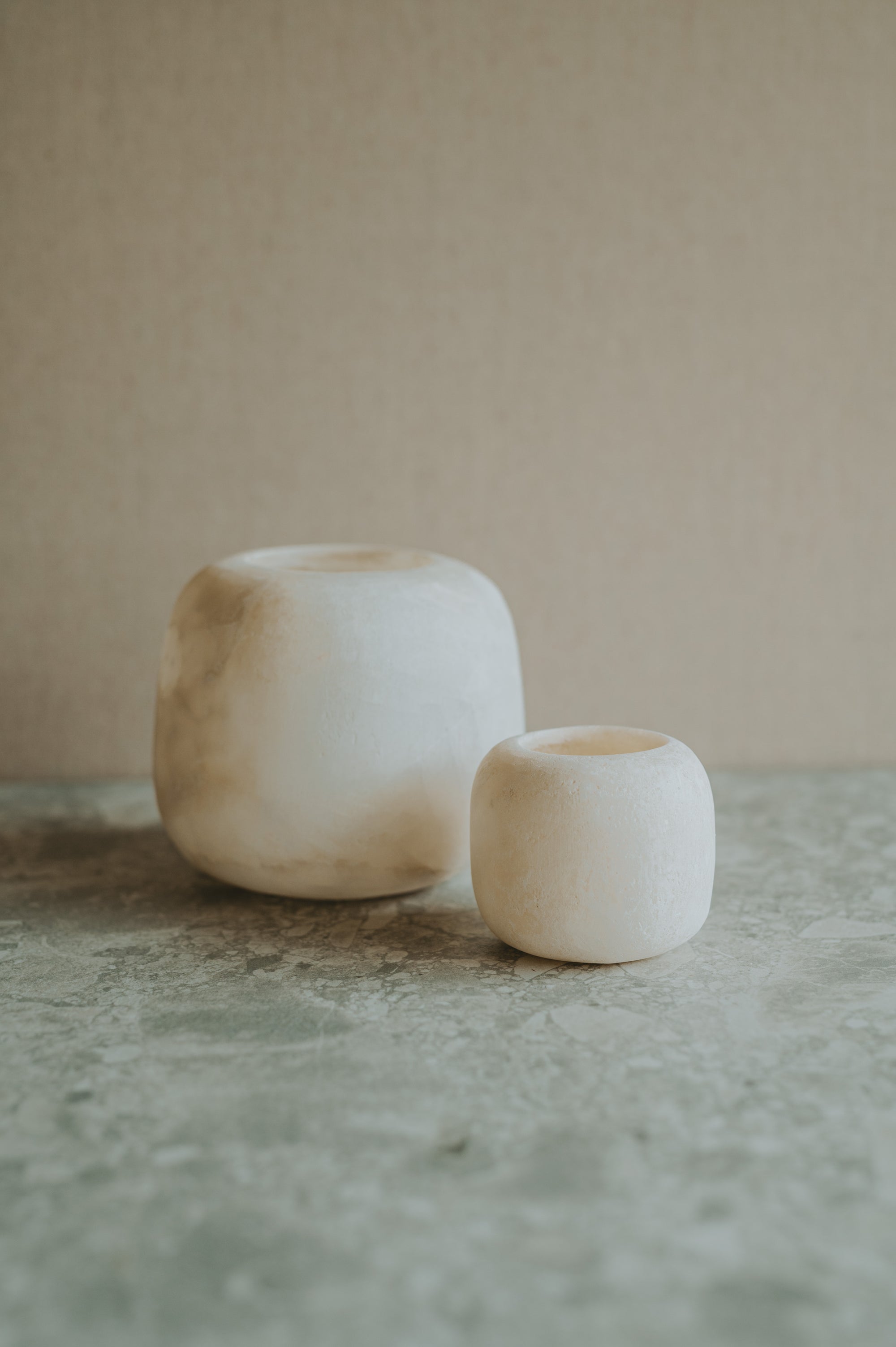 Ljuslykta - Alabaster Curra