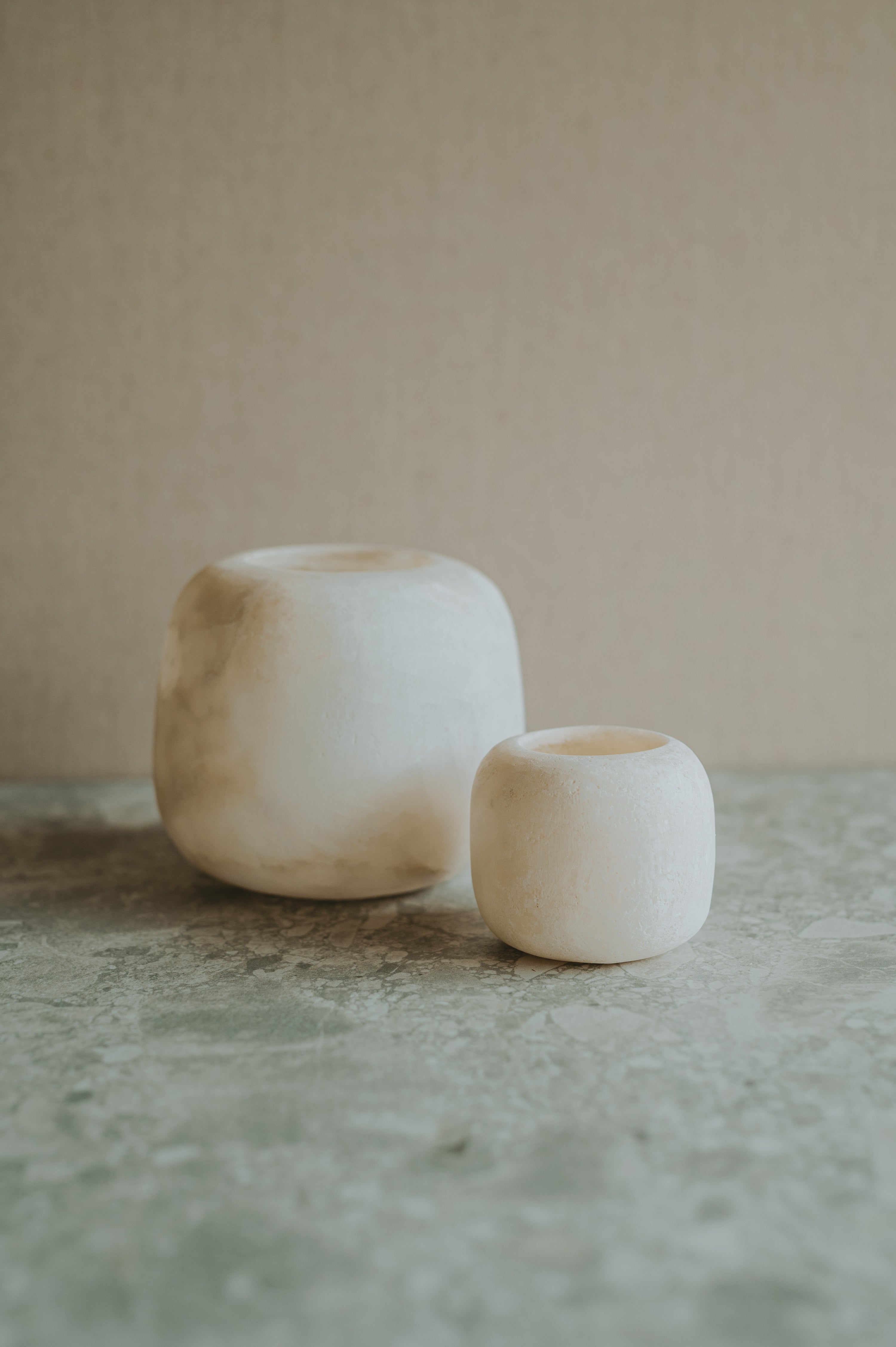 Ljuslykta - Alabaster Curra