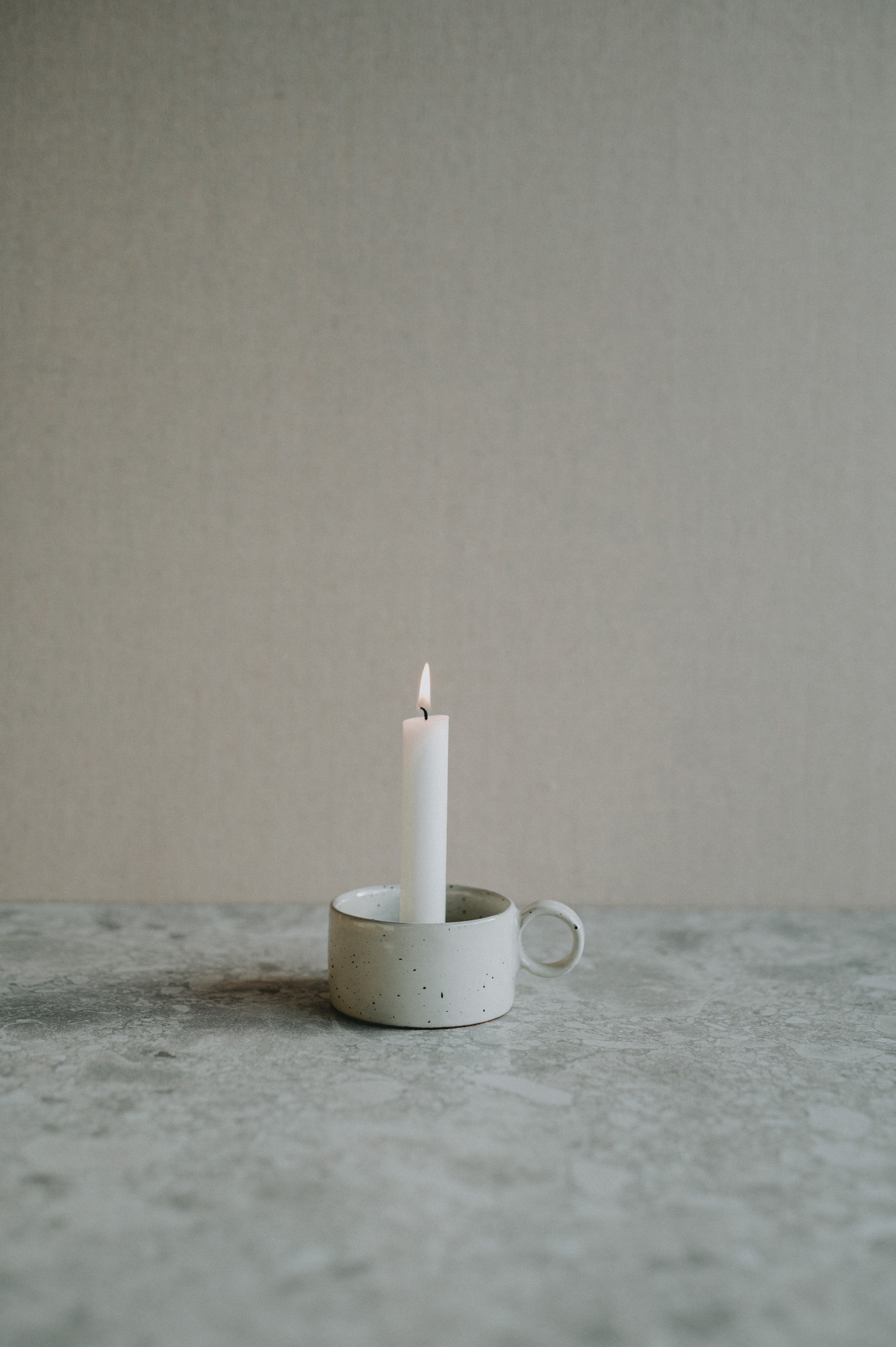 Ljusstake - Cylinder med öra