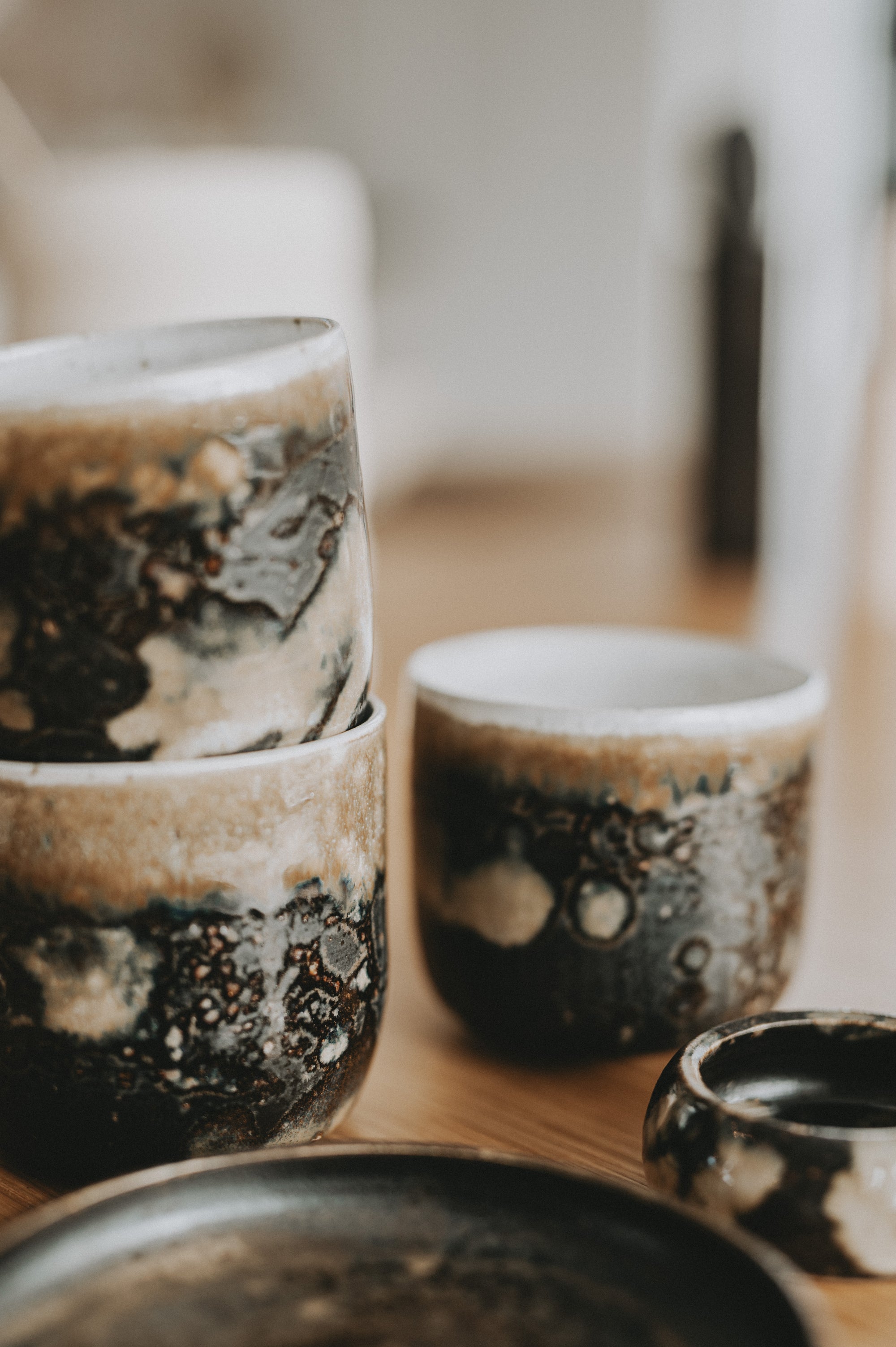 Kopp utan öra - Bubbelglasyr