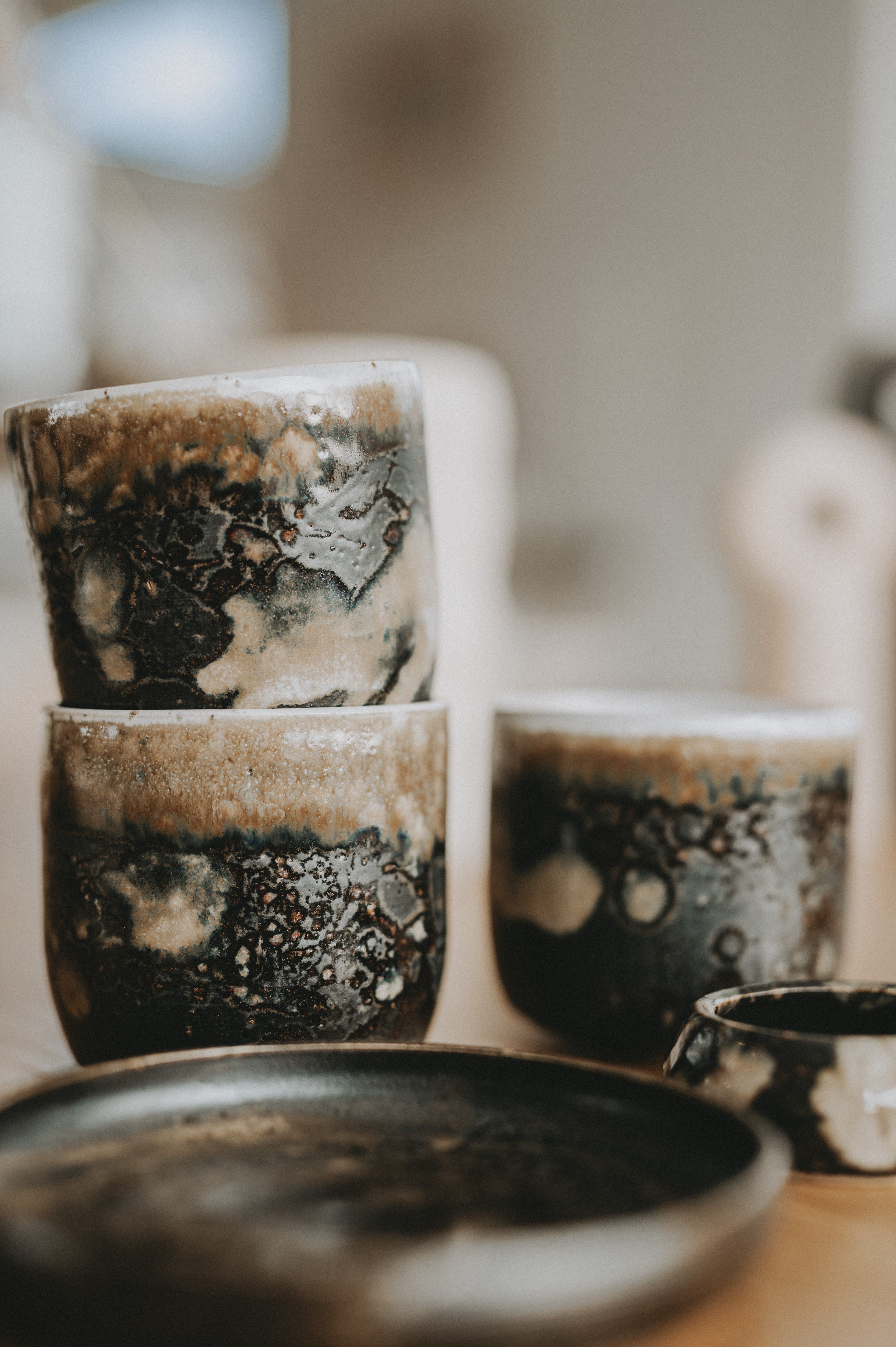 Kopp utan öra - Bubbelglasyr