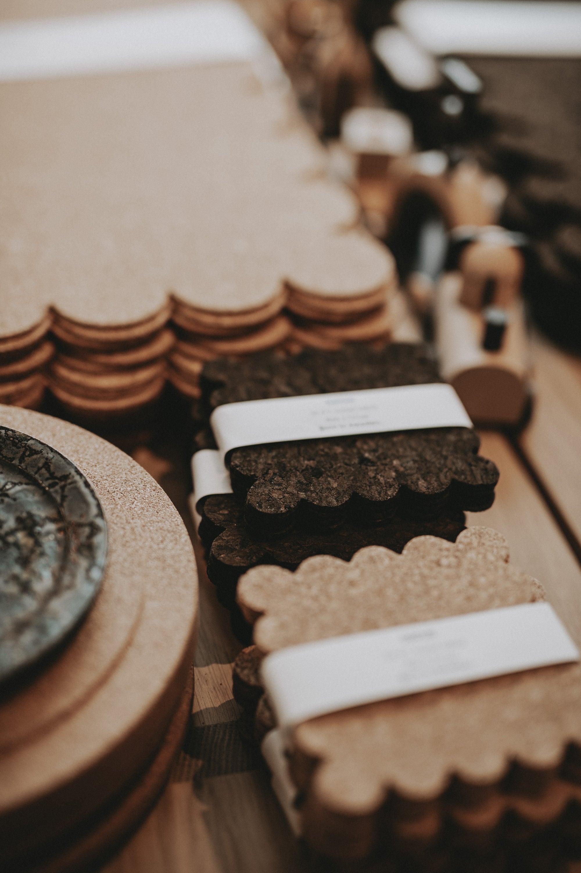 Glasunderlägg - Återvunnen kork