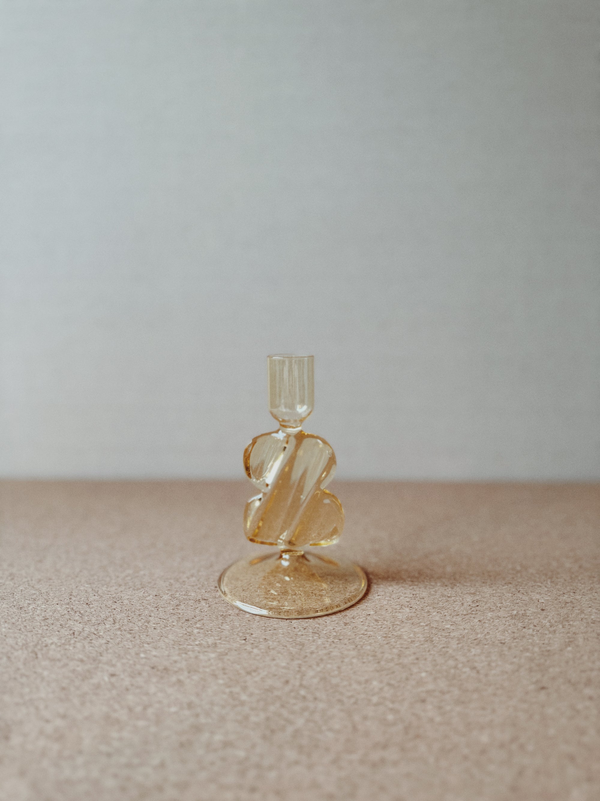 Ljusstake - Puddle Gul