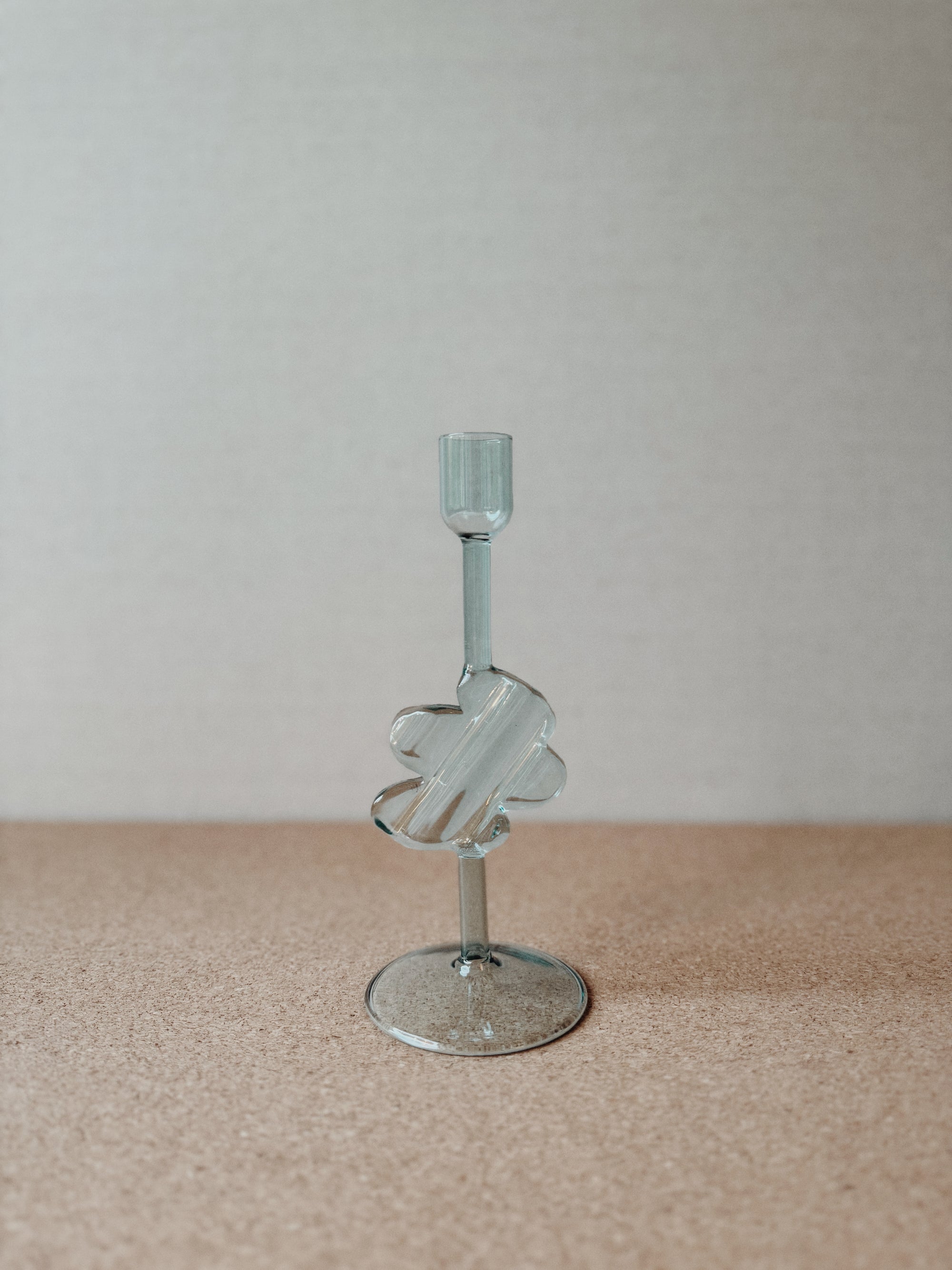 Ljusstake - Puddle Blå